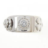 Chanel Three Symbols 750 White Gold Diamond Ring