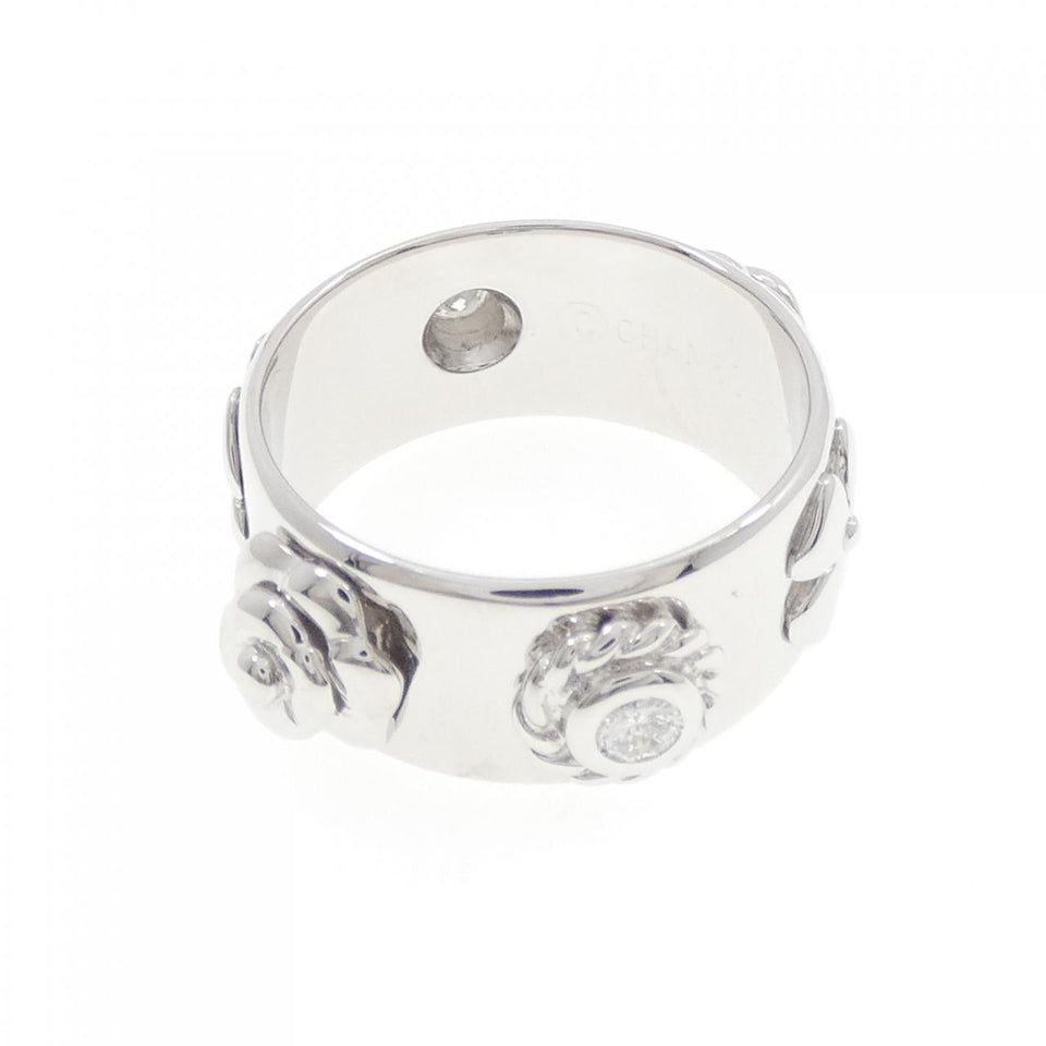 Chanel Three Symbols 750 White Gold Diamond Ring