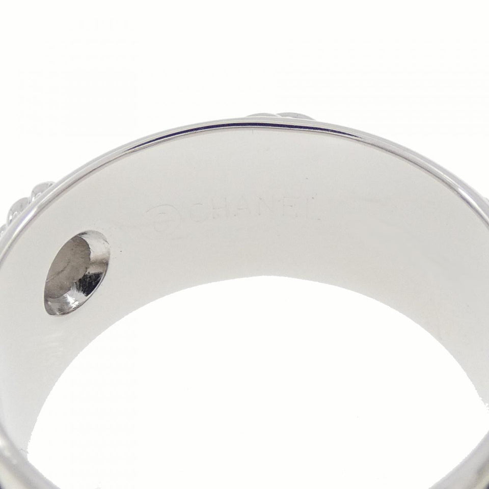 Chanel Three Symbols 750 White Gold Diamond Ring