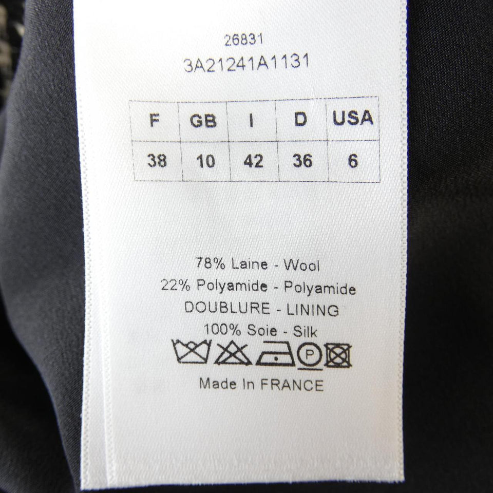 Christian Dior No Collar Jacket