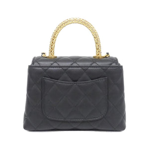 Chanel COCO HANDLE Calf Chain Clutch