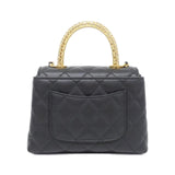 Chanel COCO HANDLE Calf Chain Clutch