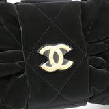 Chanel AS5849 Velvet Effect Nylon Shoulder Bag