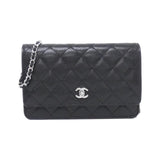 Chanel AP4241 Caviar Wallet on Chain
