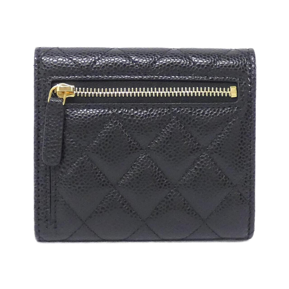 Chanel Timeless Classic Line Caviar Skin Wallet