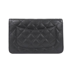 Chanel Timeless Classic Caviar Skin Chain Wallet