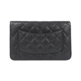 Chanel Timeless Classic Caviar Skin Chain Wallet
