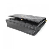 Chanel Timeless Classic Caviar Skin Chain Wallet