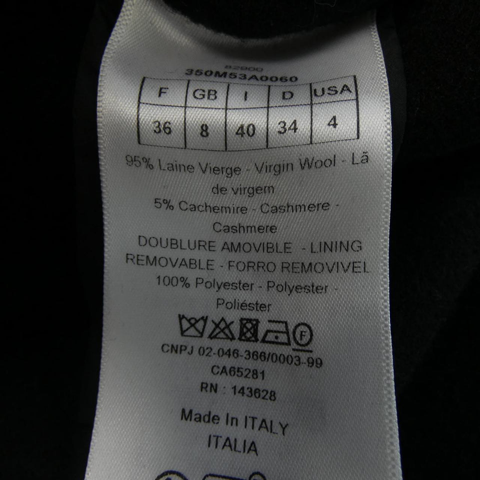 Christian Dior Macro Cannage Cashmere Blend Coat