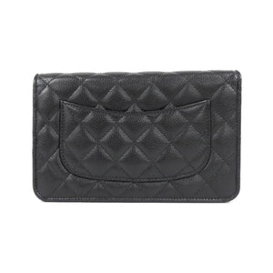 Chanel Timeless Classic Caviar Skin Chain Wallet