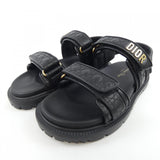 Christian Dior DiorACT Cannage Quilting Calfskin Sandals
