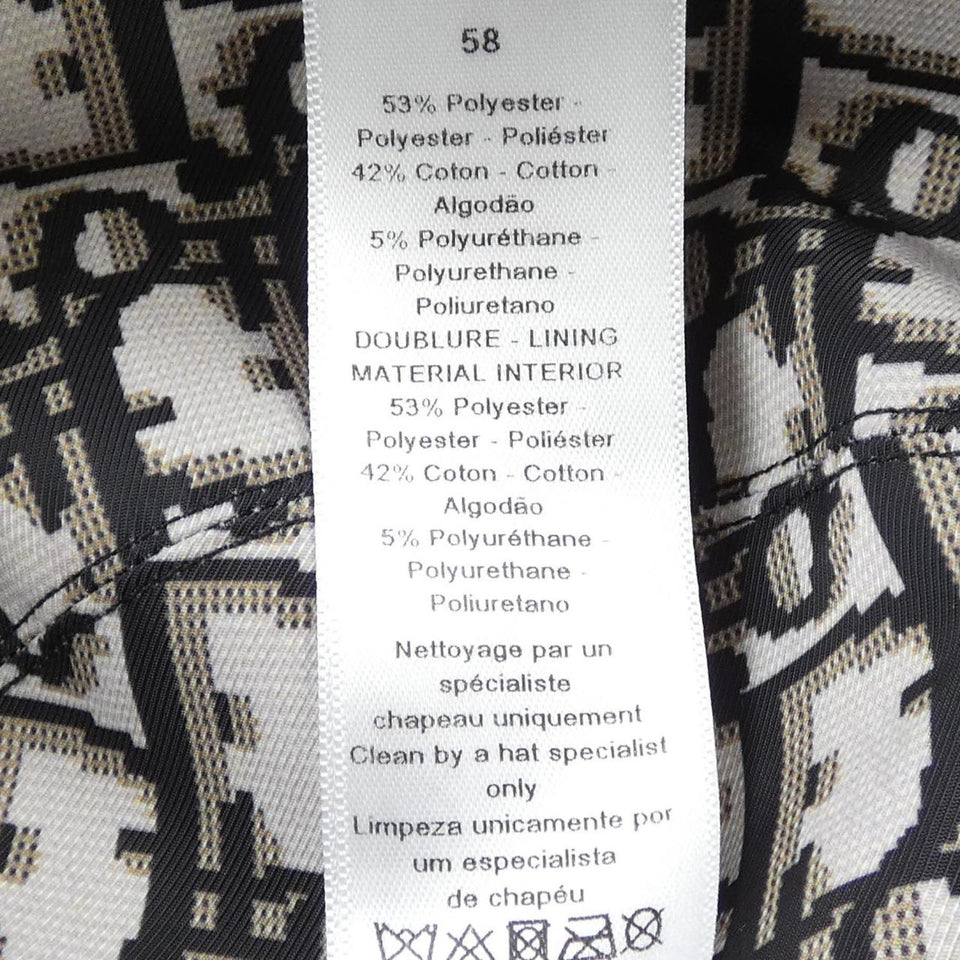 Christian Dior TEDDY-D Bob Hat Oblique Hat