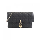 Christian Dior My Dior Lambskin Chain Wallet