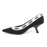 Christian Dior J'ADior Embroidery Fabric Pumps