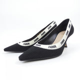 Christian Dior J'ADior Embroidery Fabric Pumps
