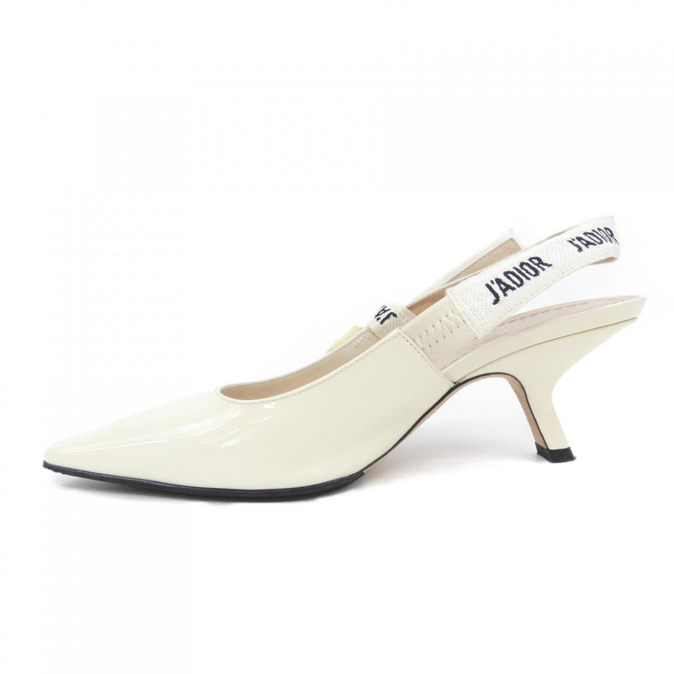 Christian Dior J'ADior Patent Calf Ribbon Pumps