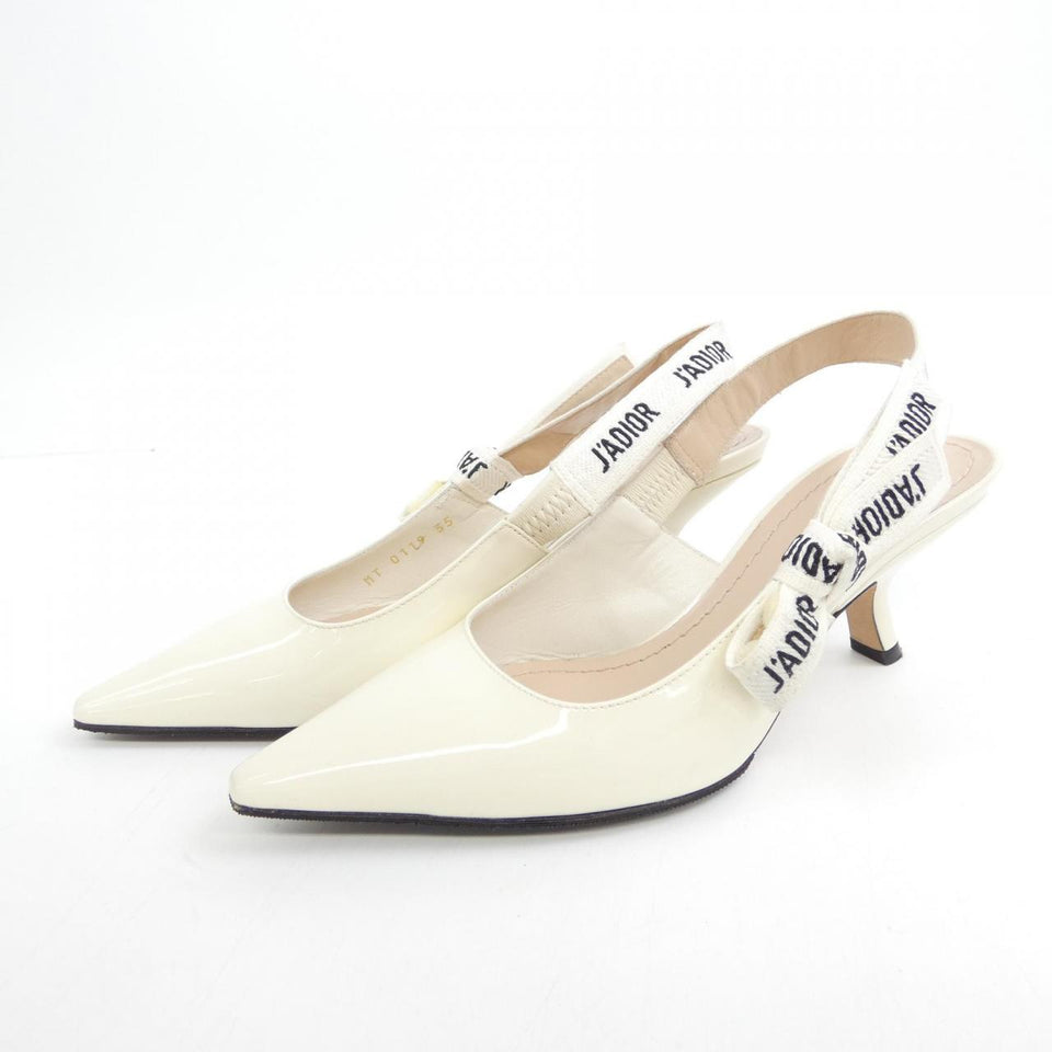 Christian Dior J'ADior Patent Calf Ribbon Pumps