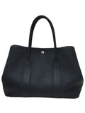 Hermes Engraved Garden Party PM Leather Handbag