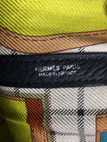 Hermes Engraved Garden Party PM Leather Handbag