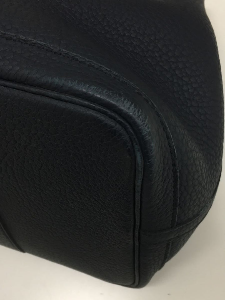 Hermes Engraved Garden Party PM Leather Handbag