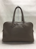 Hermes Victoria Leather Tourillon Clemence Handbag