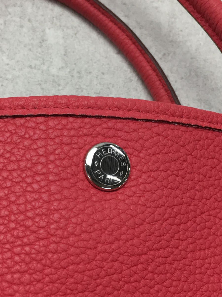 Hermes Garden Party PM Leather Handbag