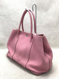 Hermes Calf Leather Garden Party Shoulder bag Pink