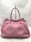 Hermes Calf Leather Garden Party Shoulder bag Pink