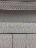 Hermes Leather Plain Bear Souffle Long Wallet
