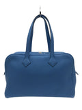 Hermes Calf Leather Garden Party Shoulder bag Blue
