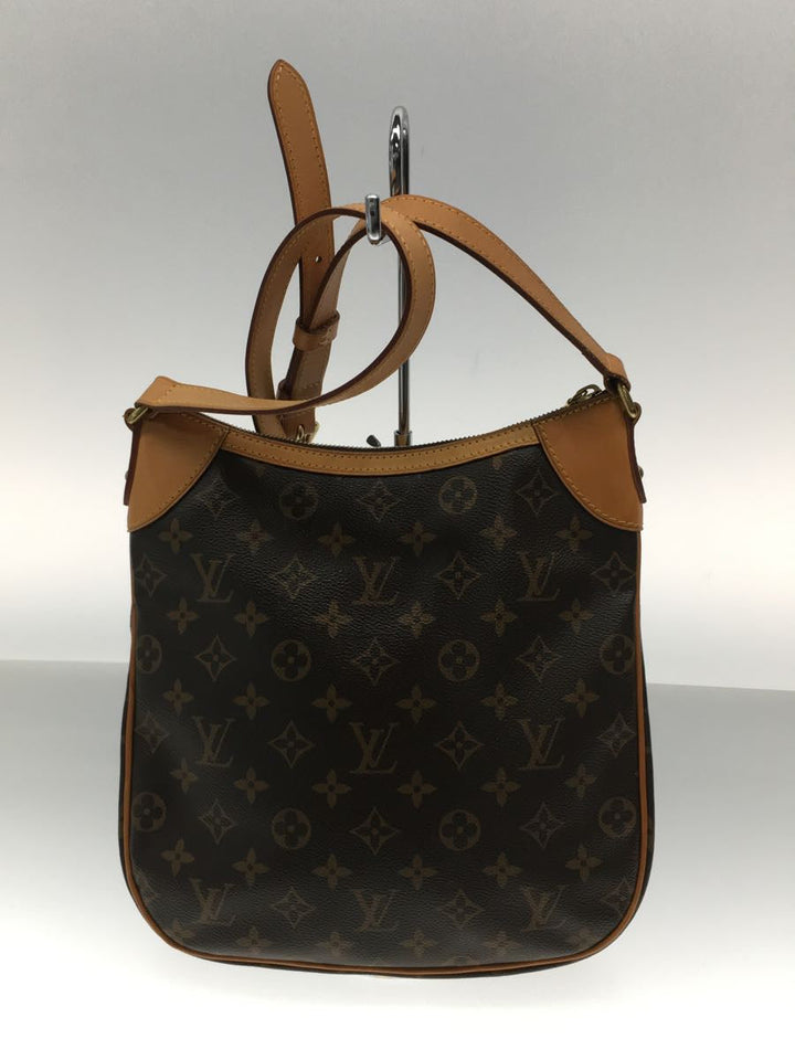 Louis Vuitton Shoulder Bag Leather Brown Overall Pattern