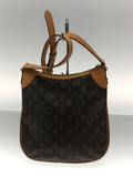 Louis Vuitton Shoulder Bag Leather Brown Overall Pattern