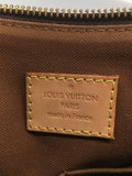 Louis Vuitton Shoulder Bag Leather Brown Overall Pattern
