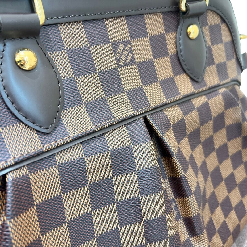 Louis Vuitton Trevi PM Damier Ebene Canvas Handbag
