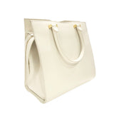 Saint Laurent- Shoulder Bag Uptown Small Beige Leather 2way