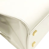 Saint Laurent- Shoulder Bag Uptown Small Beige Leather 2way