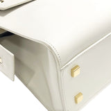 Saint Laurent- Shoulder Bag Uptown Small Beige Leather 2way