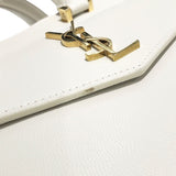 Saint Laurent- Shoulder Bag Uptown Small Beige Leather 2way