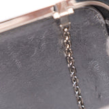 Louis Vuitton Minaudière Clutch Bag Monogram Motard Gray Silver Metal