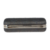 Louis Vuitton Minaudière Clutch Bag Monogram Motard Gray Silver Metal