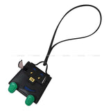 Hermes bag charm Bijoux de SAC Kelly doll Noir (Black)/Bleu Electrique/Mauve Pale/Mint Veau Tadelakt Gold HW Stamp