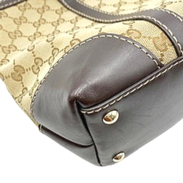 Gucci Tote Bag 257069 GG canvas beige Handbag GG pattern canvas unisex(Unisex)