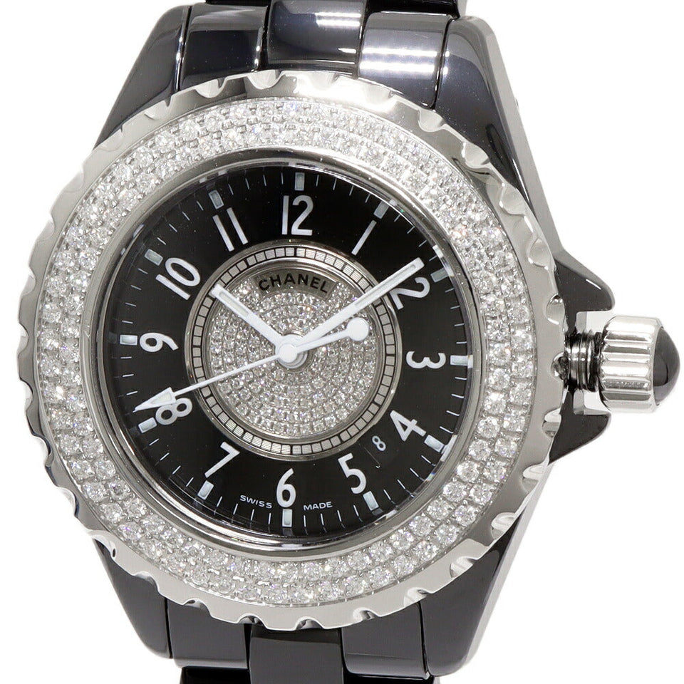 Chanel Black Ceramic J12 Watch H1708