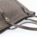 Gucci GG Canvas Tote Bag PVC Leather Brown 336776 23085