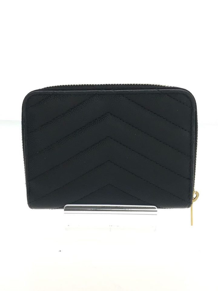 Saint Laurent- Leather Corner Threaded Wallet