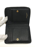 Saint Laurent- Leather Corner Threaded Wallet
