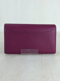 Hermes Purple Constance Leather Long Wallet