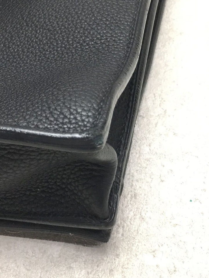 Hermes Sac Adepeche Togo Leather Briefcase Bag