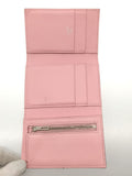 Hermes Calfskin Leather Wallet Pink