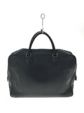 Hermes Engraved Plum Dog Leather Business Bag